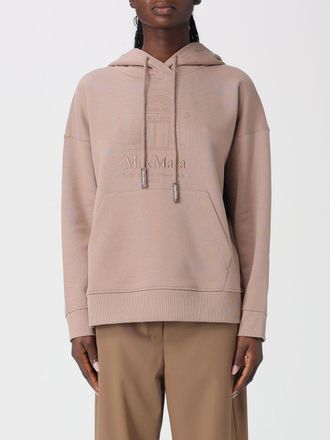 Max Mara Felpa con cappuccio in cotone con logo s Max Mara