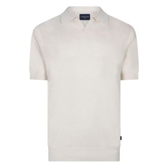 Cavallaro Polo Shirts, male, White, Size: 2XL Erlino Polo