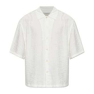 AllSaints Purley Oversized T-shirt met korte mouwen - Heren - Korte mouwen Overhemden - Wit - L - Overhemden