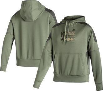 adidas Womens adidas Olive Nebraska Huskers Salute to Service Military Appreciation Pullover Hoodie at Nordstrom, Size Medium