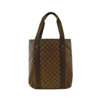 Louis Vuitton Pre-owned Tote Bags, female, Brown, Size: ONE SIZE Pre-owned Damier Bobour Coated Canvas Shoulder Bag