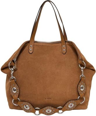 Aim&eacute;e Roma Tote in Latte Suede at Nordstrom