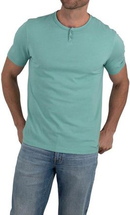 DEVIL-DOG Dungarees Short Sleeve Henley in Beach Glass at Nordstrom, Size Xx-Large