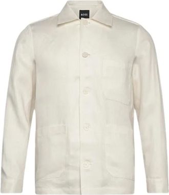 HUGO BOSS H-Cai-K-3P-262 Overshirt - Shirts - Hombre - Blanco - 2XL