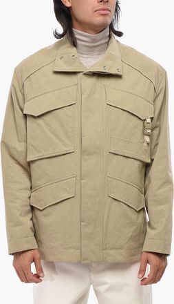 Dior Lightweight Cotton Utility Jacket With Concealed Button Placket Dior