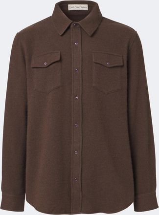 God's True Cashmere Camisa de cachemir con amatistas
