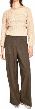 Mirth Solvang Dolman Pullover Sweater In Oatmeal