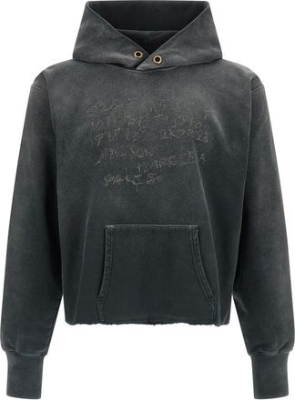 Maison Margiela Grey Numeric Signature MM6 hoodie