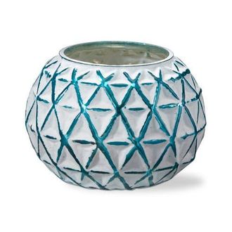 Tag Alina Coastal Turquoise White Tealight Candle Holder in Blue at Nordstrom