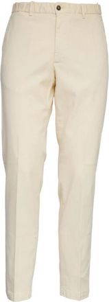 BRIGLIA 1949 Slim-fit Broek - Heren - Slim Fit Broeken - Beige - 2XL - Broeken