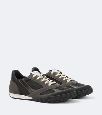 Givenchy Glide suede-trimmed sneakers
