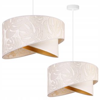 OEM L&aacute;mpara De Techo Colgante, Pantalla Inclinada, Hojas, 45 Cm