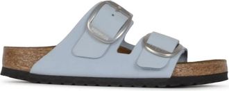 Birkenstock Arizona Big Buckle Narrow Fit - Dames - Sandalen - Blauw - 39 EU - Leer - Schoenen