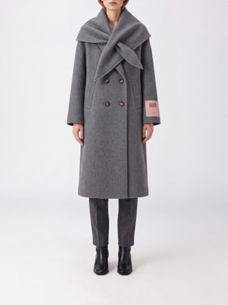 SOLOTRE Coat Woman color Grey