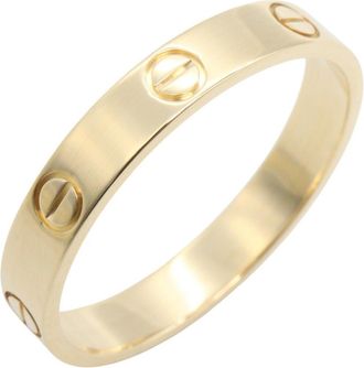 Cartier Gold Yellow Gold (18K) Band Ring (Pre-Owned)