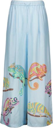 Herzen'sangelegenheit Hose Pantalons - Dames - Wijde Broeken - Blauw - S - Broeken