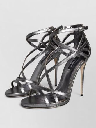 Dolce & Gabbana leather cutout sandals
