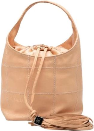 Chanel Bolso Cubo Vintage Pre-owned - Pre-owned - Mujer - Beige - ONE SIZE