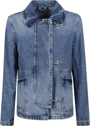 Fay Denim Jack Made in Italy - Dames - Spijkerjassen - Blauw - L - Denim - Jassen