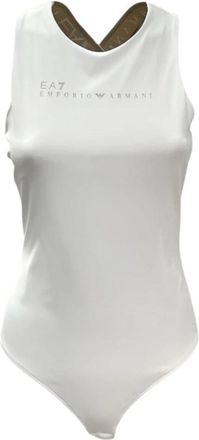 Emporio Armani Witte Basic Tops 7W000338Af 12625U0002 - Dames - Bodies - Wit - XS - Tops
