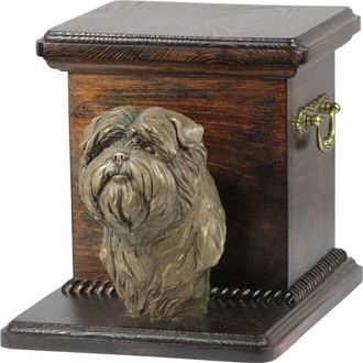 OEM Affenpinscher, Affenpinscher - Una Urna Para Cenizas De Perro Con Una Estatuilla, Una Elegante Urna Para Un Perro, Una Urna &Uacute;nica Con Un Busto De Perr