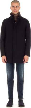 Herno Single-Breasted Coats - male - Herno - Single-Breasted Coats - Blue - 3XL - Coats