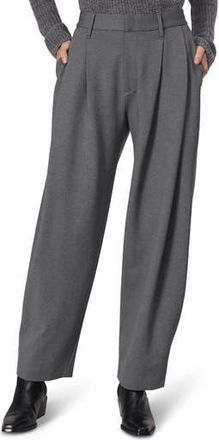 Rag & Bone Cecily High Waist Ankle Straight Leg Ponte Knit Pants in Charcoal at Nordstrom Rack, Size 16