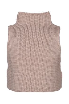 Alaia Womens Batwing Jumper Sable Maglie Sweater