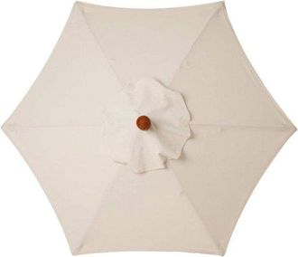 OEM Funda De Repuesto Para Sombrilla - Cubierta Para Toldo - Protecci&oacute;n Exterior - Impermeable Y Anti-uv - 2,7 M, 6 Varillas - Beige