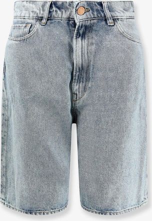 3x1 Bermuda Skater in blue denim - 3X1 - gender_Woman