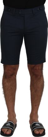 Dolce & Gabbana Mens Classic Fit Shorts Navy Blue - Dark Blue Cotton - Size EU 44 (Mens)