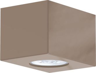 Lumicom Lumicom - manhattan s Plafoniera, 1X GU10, max 33W, metallo, grigio tortora, 10x10cm