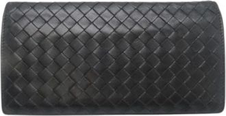 Bottega Veneta Pre-owned Wallets, male, Black, Size: ONE SIZE Pre-owned Vintage Bi-fold Wallet