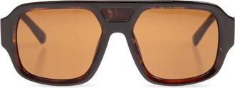 Dolce & Gabbana Dg 4516 Zonnebrillen - Heren - Zonnebrillen - Bruin - 55 MM - Nylon - Accessoires
