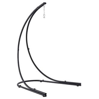 Hamac del sol Soporte para hamaca silla tolec de metal negro
