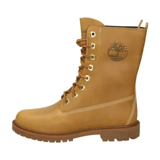 Timberland Lace-up Boots, female, Yellow, Size: 8 US Premium 8-Inch Waterproof Boot