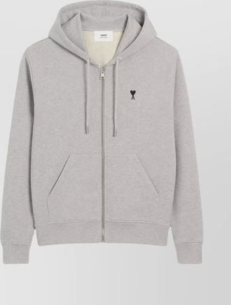 Ami cotton zip hoodie