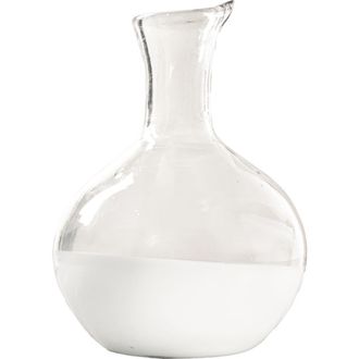 Verve Culture Handblown Glass Carafe - White Base at Nordstrom