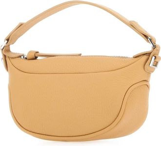 by FAR Womens Ami Shoulder Bag Beige Bovine Leather
