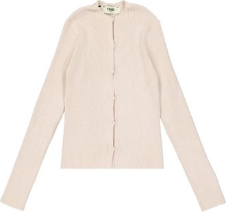 Fendi Mujer, Jerseys, Beige, Talla: S