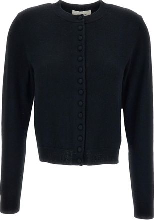 Lisa Yang Black Wilona Cropped Cashmere Cardigan
