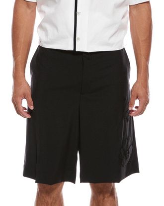 Valentino Wool & Mohair-Blend Bermuda Short