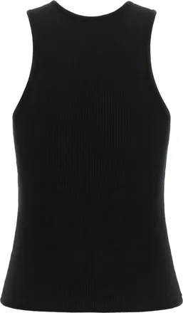 Vivienne Westwood Womens Black Cotton Sleeveles T-Shirt