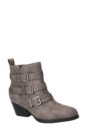 Bella Vita Bowie Buckle Strap Bootie - Multiple Widths Available in Grey at Nordstrom Rack, Size 8