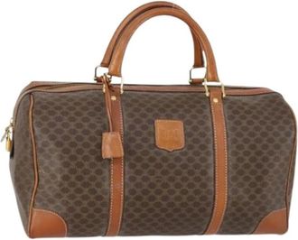 Celine Pre-owned Weekend Bags, female, Brown, Size: ONE SIZE Pre-owned Vintage Plastic Weekend Bag