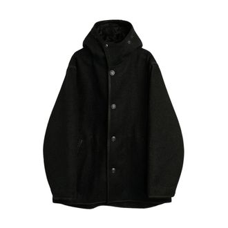 Our Legacy Jassen, Heren, Zwart, M, Wol, Stamped Wool Liner Jacket