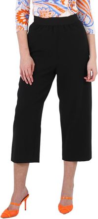 Stella McCartney Ladies Black Flared Cropped Tailored Trousers, Brand Size 36 (Brand Size 2)