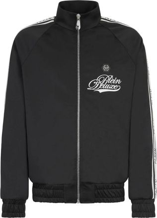 Philipp Plein Hoodies & sweatvesten, Heren, Zwart, XL, Tracksuit Jacket Deluxe Signature