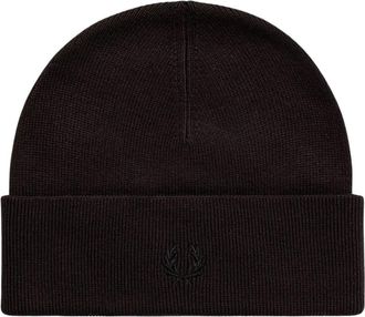 Fred Perry Beanies - Heren - Hoeden - Bruin - ONE Size - Accessoires