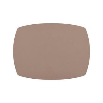 Frieling Davanti by Mattola Placemats Set of 6, Rectangle Plus, 14 x 18 Inch Indoor Outdoor Table Placemats in Taupe at Nordstrom